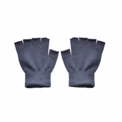 1Pair Kids Black Half Finger Fingerless Gloves for Women and Men Wool - M Style 12