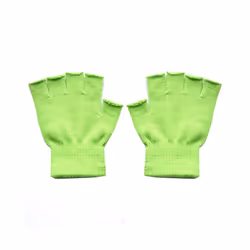 1Pair Kids Black Half Finger Fingerless Gloves for Women and Men Wool - J Style 9