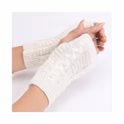 Winter Girl Knitted Gloves Keep Warm Full-finger Durable Various Colors - A04