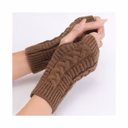 Winter Girl Knitted Gloves Keep Warm Full-finger Durable Various Colors - A02
