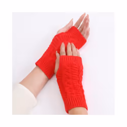 Winter Girl Knitted Gloves Keep Warm Full-finger Durable Various Colors - A01