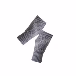 Winter Girl Knitted Gloves Keep Warm Full-finger Durable Various Colors - 2