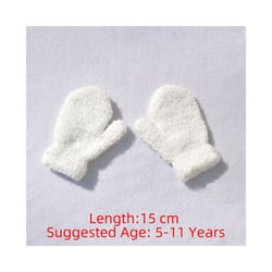 Winter Fleece Full Finger Gloves For KidsÂ Warm Plush Thick Baby Gloves - EB030915