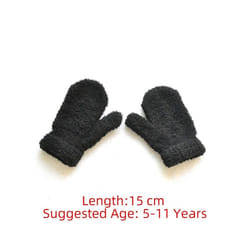 Winter Fleece Full Finger Gloves For KidsÂ Warm Plush Thick Baby Gloves - EB030815