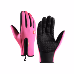 Thermal Winter Gloves Touchscreen Cycling Gloves Full Finger Windproof - S, Purple