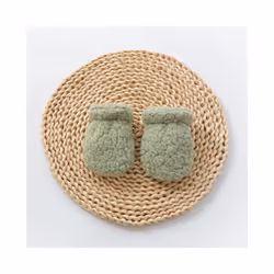 Newborn Mittens Fleece Winter Gloves For Kids Full Finger Hand Warmer - 3