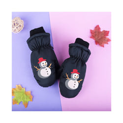 Kids Winter Warm Gloves Windproof for Children Boys Girls Outdoor Gloves - 4