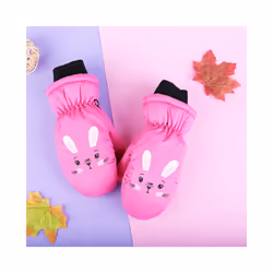 Kids Winter Warm Gloves Windproof for Children Boys Girls Outdoor Gloves - 8