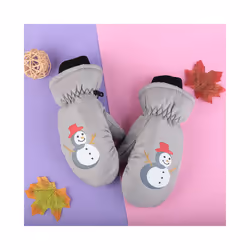 Kids Winter Warm Gloves Windproof for Children Boys Girls Outdoor Gloves - 3
