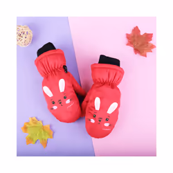 Kids Winter Warm Gloves Windproof for Children Boys Girls Outdoor Gloves - 9