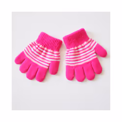 1-5 Years Old Kids Gloves Winter Warm Open-palm Knitted Gloves For Girls - 4