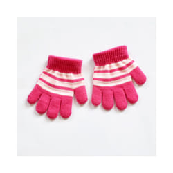 1-5 Years Old Kids Gloves Winter Warm Open-palm Knitted Gloves For Girls - 12