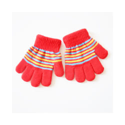 1-5 Years Old Kids Gloves Winter Warm Open-palm Knitted Gloves For Girls - 1
