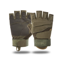 Non-slip Tactical Gloves Airsoft Sport Gloves Half Finger Military Men - M, A-Army Green