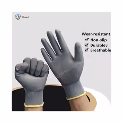 6-30 pairs of nitrile safety coated work gloves, PU gloves and palm coated - xL, Black 10 pairs