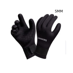 3mm 5mm Neoprene Diving Winter Heated Gloves For Men Women Diver Wetsuit - xL, 5MM