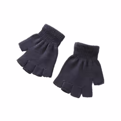 Hot Children Magic Knitted Gloves Kids Stretch Half Finger Glove Winter - One Size, 8