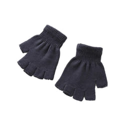 Hot Children Magic Knitted Gloves Kids Stretch Half Finger Glove Winter - One Size, 8