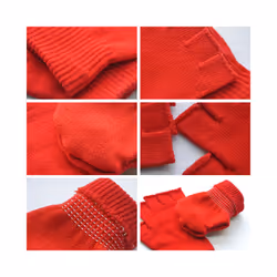 Hot Children Magic Knitted Gloves Kids Stretch Half Finger Glove Winter - One Size, 8