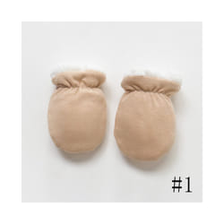 Newborn Gloves Winter Baby Anti-Grab Mittens Full Finger Boys Girls Thicken - 1