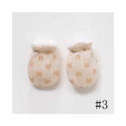 Newborn Gloves Winter Baby Anti-Grab Mittens Full Finger Boys Girls Thicken - 3