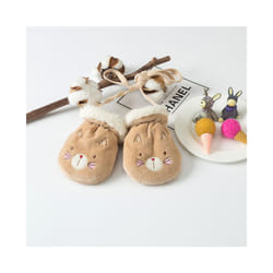 Kids Gloves Winter Baby Full Finger Mittens Thicken Infant Anti-Grab Gloves - Cat