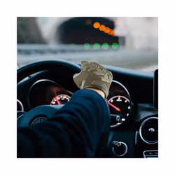 Fingerless Glove Half Finger Gloves Tactical Military Army Mittens SWAT - M, Balck