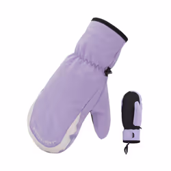 Ski Gloves Women Warm Winter Waterproof Skiing Snowboard Gloves Snowmobile - M, Pink