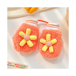 ) 0-10 Years Old Winter Children Girls Soft Half Finger Cover Animal Warm - 0-8 years old, c2945-D2 (0-4 Years