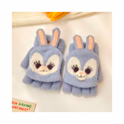 ) 0-10 Years Old Winter Children Girls Soft Half Finger Cover Animal Warm - 0-8 years old, c2945-H3 (0-4 Years