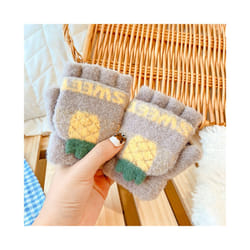 ) 0-8 Old Years Winter Children Girls Soft Half Finger Cover Animal Warm - 0-10 Year old, c2945-O1 (0-4 years