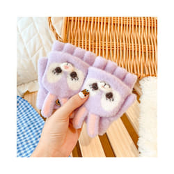 ) 0-8 Old Years Winter Children Girls Soft Half Finger Cover Animal Warm - 0-10 Year old, c2945-H2 (0-4 years
