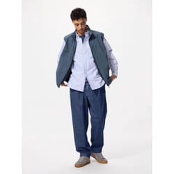 Uniqlo Japan Cotton Relaxed Ankle Pants - 68 BLUE/L