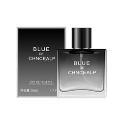 Gefiria Azure Cologne for Men Long Lasting Eau de Parfum Fresh Manly Marine Fragrance - DXR141 blue gray
