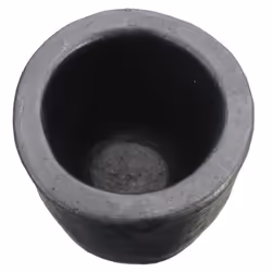 3KG Casting Clay Graphite Crucible Refining Melting Aluminium Brass Copper