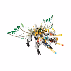 Ninja The Ultra Dragon Flying Mecha Dragon Transformation Building Block - NO BOx