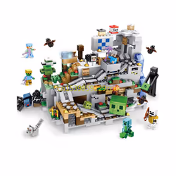 World Mountain Cave | Building Blocks | Pig House Toys | Chicken - no box 30