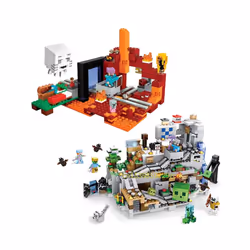 World Mountain Cave | Building Blocks | Pig House Toys | Chicken - no box 30