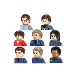 8pcs 8pcs Star Trekings Enterprise Spock Figure Mini Man Blocks - Blocks - 8pcs Star Treks
