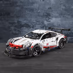 1580pcs 50cm Technical Classic Porsched 911 Rsr Sport Car Building Blocks - 1580pcs
