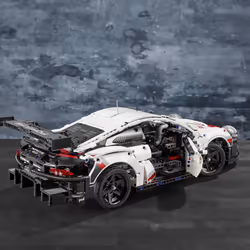 1580pcs 50cm Technical Classic Porsched 911 Rsr Sport Car Building Blocks - 1580pcs