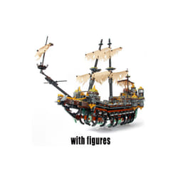 Stock Pirate Imperial Caribbean Ship Flagship Black Pearl Silent Mary - 2344PCS