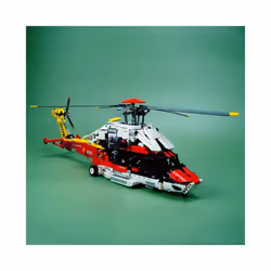 Premium Technical Airbus H175 Rescue Helicopter 42145 Model Building Block - With motor