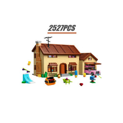 New Movie Series The Simpson Kwik-e-mart House Model Streetview Building - 2527PCS-no box