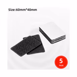 5pcs/10pcs Car Carpet Tape Self Adhesive Fastener Sticker for Chevrolet - Black 5 pieces