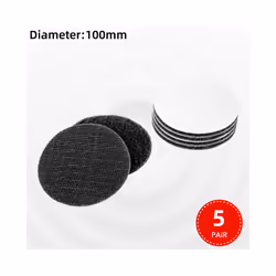 5pcs/10pcs Car Carpet Tape Self Adhesive Fastener Sticker for Chevrolet - Black 5 pieces-big