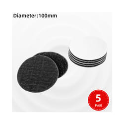 5pcs/10pcs Car Carpet Tape Self Adhesive Fastener Sticker for Chevrolet - Black 5 pieces-big