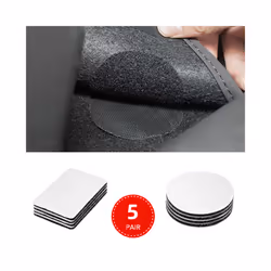 5pcs/10pcs Car Carpet Tape Self Adhesive Fastener Sticker for Chevrolet - Black 5 pieces-big