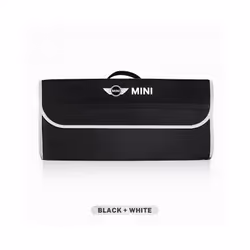 Car Trunk Storage Bag Organizer Sundries Stowing Tidying Box For MINI - D-Black