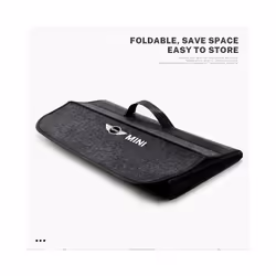 Car Trunk Storage Bag Organizer Sundries Stowing Tidying Box For MINI - D-Dark Grey